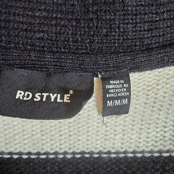 RD Style for Anthropologie Heart Striped Cardigan Sweater. Retails $100 - Picture 5 of 11